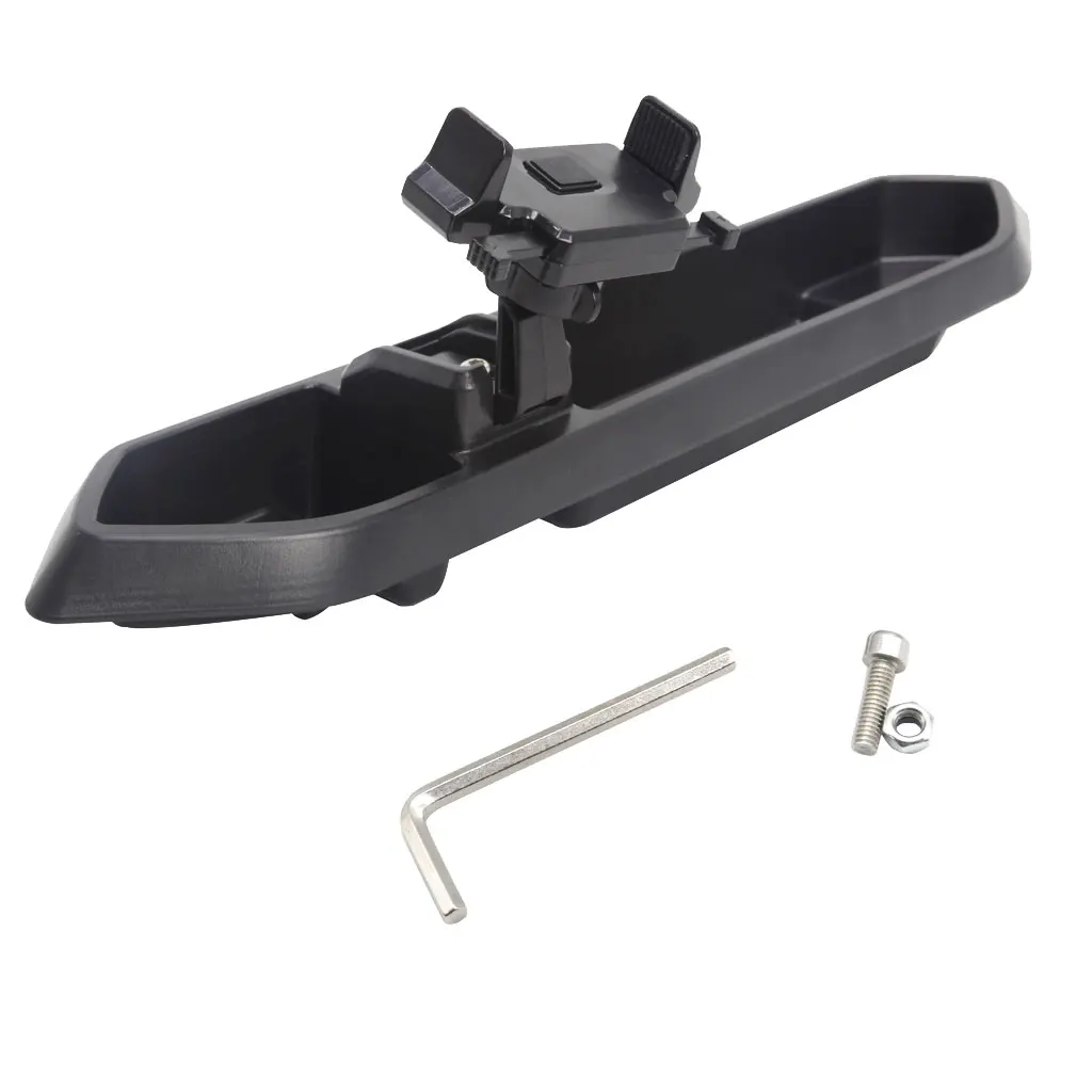 Phone Holder Black Car Dash 360 Degree Rotate ABS Storage Box Portable Mount Stand Kit Fit for Jeep Wrangler JL 2018