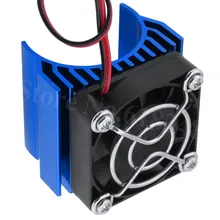 RC Brushless Electric 540 550 Motor Heat Sink Cover + Cooling Fan Heatsink 1/10 For 3650 Size Enngine