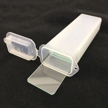

5PCS Reusable 1" x 3" Laboratorial Double Concave Biological Microscope Blank Glass Slides Lab Consumables for Liquid Specimen