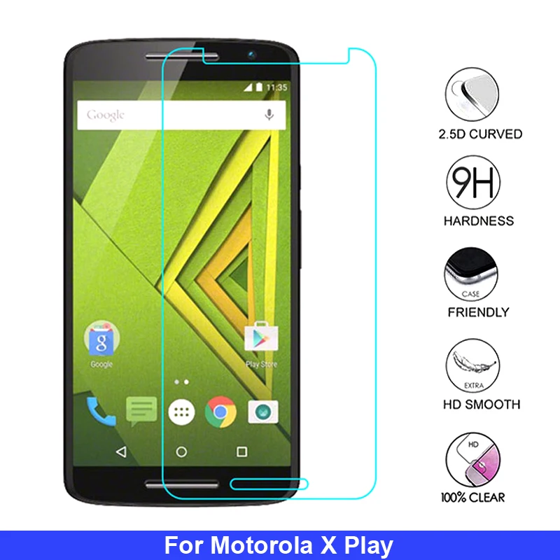 2 шт для Moto X Play Xplay закаленное стекло Motorola XT1562 XT1563 Защитная пленка экрана телефона