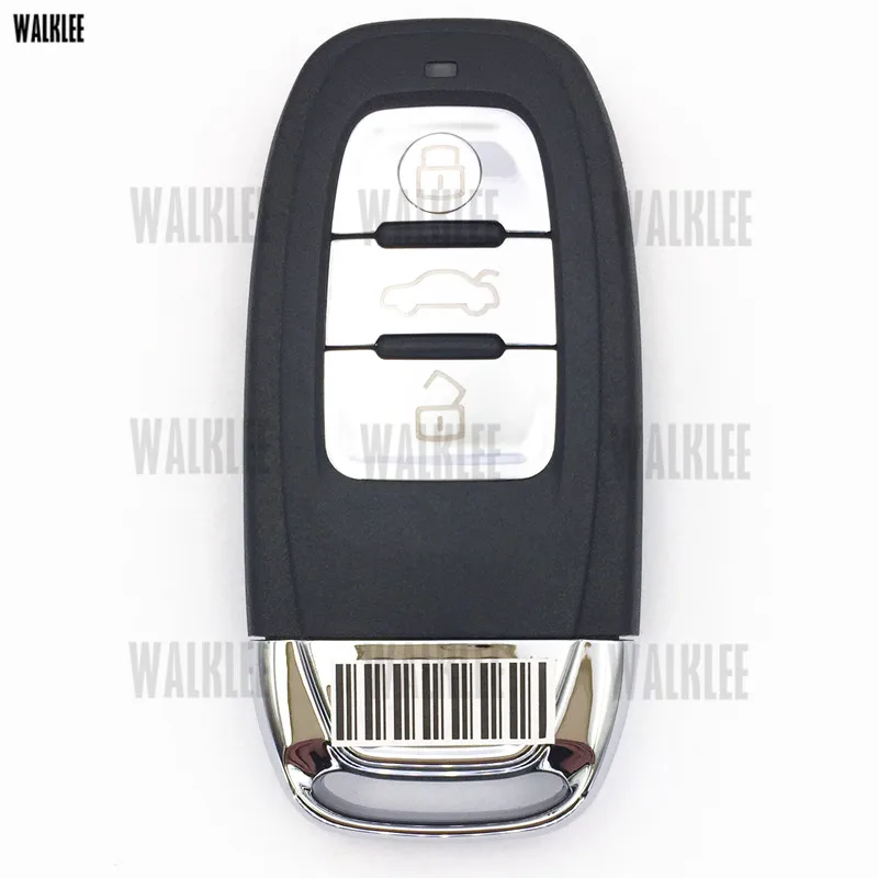 Автомобильный смарт ключ WALKLEE для Audi A4/S4/A5/S5/Q5 8T0 959 754 * / 8K0 754*3 кнопки 433 МГц дверной