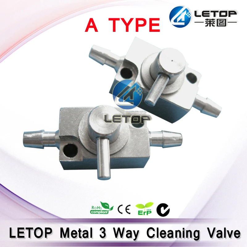 LETOP Metal 3 Way Cleaning Valve