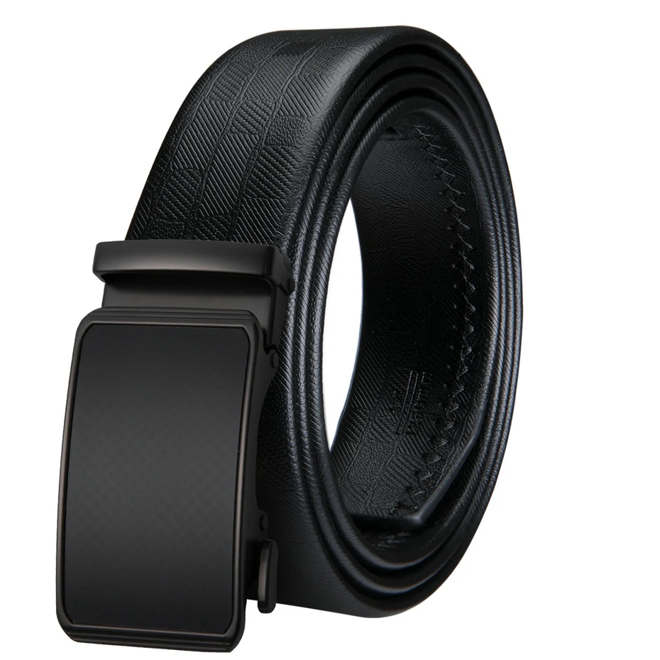 DiBanGu Belt Genuine Leather Automatic Buckle Cowhide Leather Belts for Men Luxury Belts Men ...