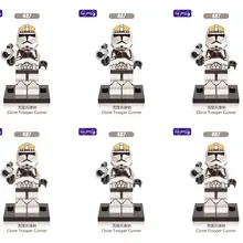 HAO gao Le 100 шт xh487 Клон trooper tanche уникальный венте starwars blocs de conконструкция briques diy action bebe c