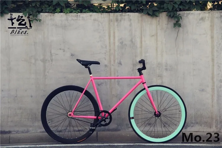 1 шт. fixie велосипед с фиксированной передачей 46 см 52 см 56 см DIY односкоростной Дорожный велосипед трек fixie Велосипед fixie велосипед