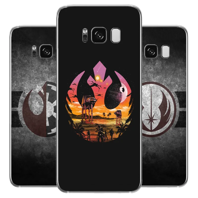 DREAMFOX N238 Star Wars Soft TPU Silicone Cover For Samsung Galaxy Note S 3 4 5 6 7 8 9 Edge Plus Grand Prime Case |