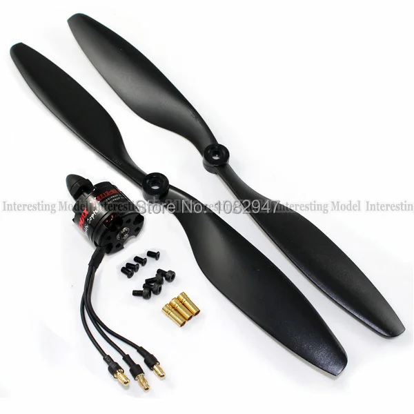 

Emax MT2213 935KV Brushless Motor with 10 x 4.5 propeller for Multirotor Quadcopters