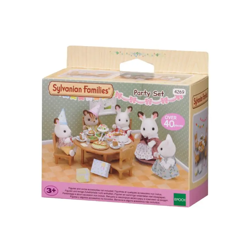 Sylvanian Families кукольный домик мебель сцены Аксессуары Набор для вечеринок без фигурки Новинка#4269