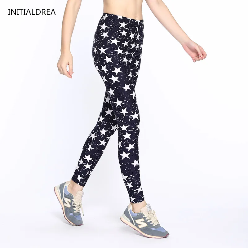 Women Leggings 2022 Fashion Star Print 