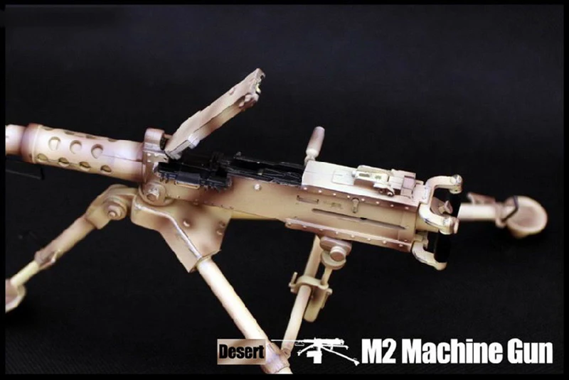 Modelo de Brinquedo para 12 Soldado Figura Cena Acessórios m2 Browning Máquina Arma Modelo Zy8031 Preto Deserto Cores Action Ação 1 - 6 33 browning máquina arma modelo zy8031 preto deserto