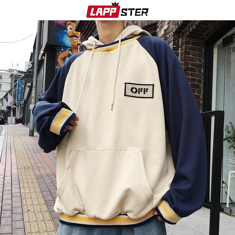 LAPPSTER Men Patchwork Streetwear Sweatshirts Harajuku 2020 Mens Korean Fashions Hip Hop Hooded Hoodies Vintage Casual Hoodie LAPPSTER Men Patchwork Streetwear Sweatshirts Harajuku 2020 Mens Korean Fashions Hip Hop Hooded Hoodies Vintage Casual Hoodie