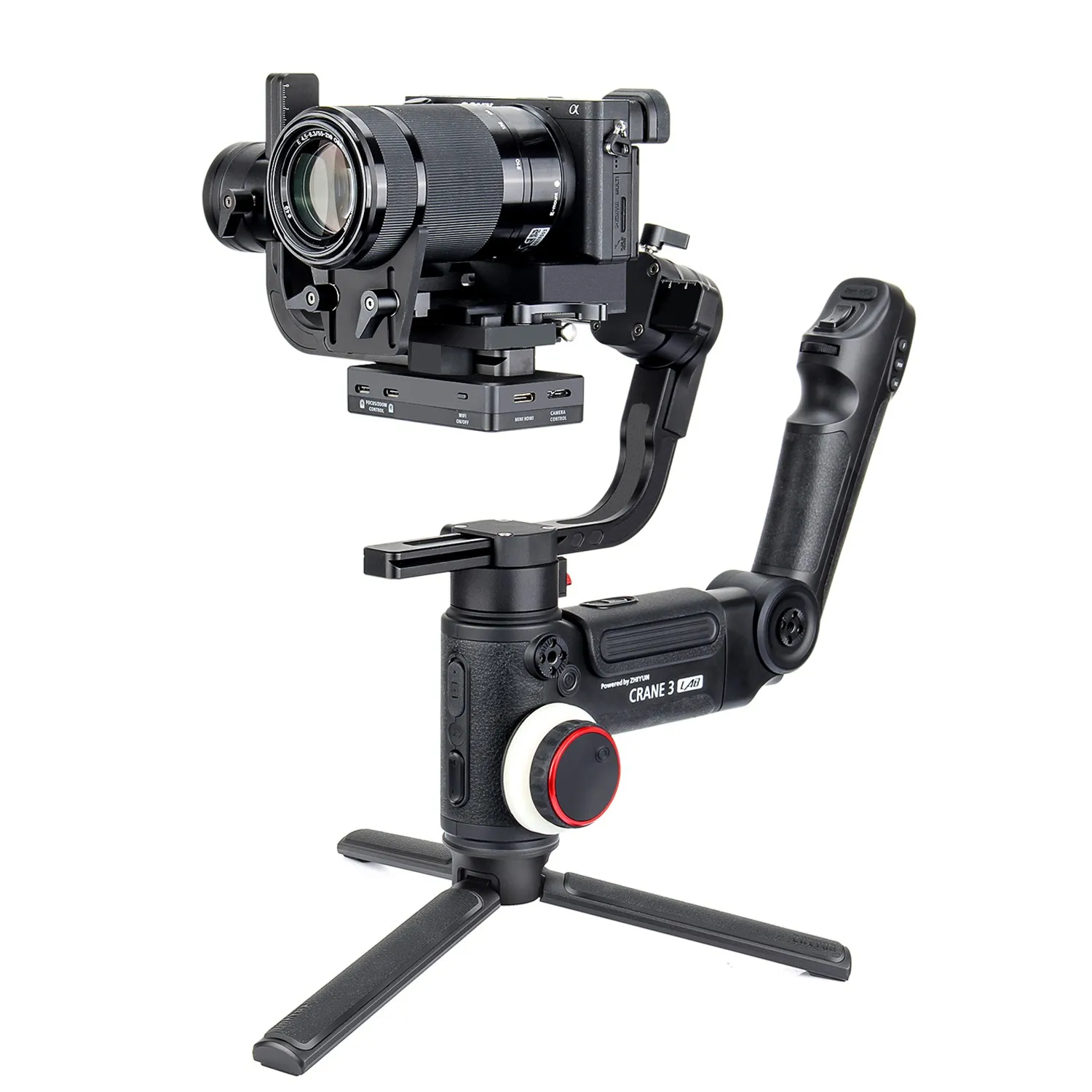 DHL Zhiyun Crane 3 LAB осевой ручной карданный стабилизатор для DSLR камеры Sony A7M3 A7R3 Canon 6D 5D