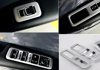 

4x Chrome Door Window Switch Decorator Cover Trims For LEXUS RX200t Rx450h 2016