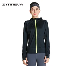 ZYNNEVA/осенне-зимние спортивные куртки для женщин; спортивная одежда для фитнеса; дышащая толстовка с капюшоном на молнии; ветронепроницаемые женские пальто с длинными рукавами; PT505
