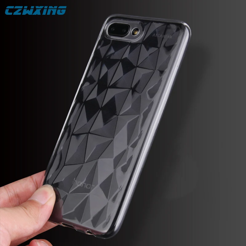 

Transparent Case Honor 10 Case Soft Silicone Back Cover Phone Case For Huawei Honor 10 COL-L29 5.84 inch Diamond texture