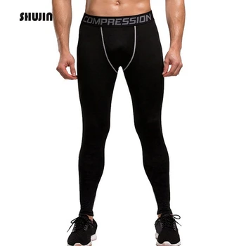 

Puimentiua 2019 Spring Autumn Men Runs Compression Pants Bodybuilding Leggings Fitness Joggings Quick Dry Trouser Tights