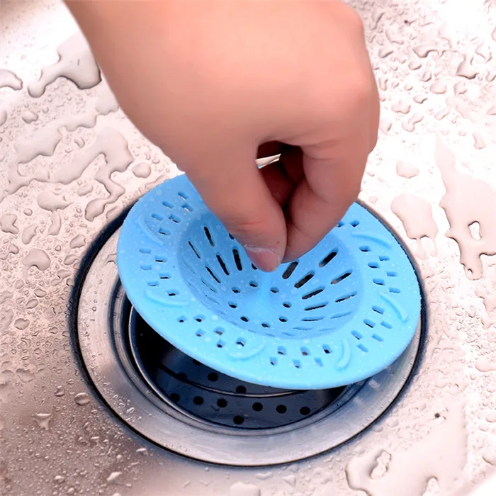 Silicone Sewer Filter Drains Colanders Strainers basket Kitchen Gadgets Shower Drain Hole Trap Bathroom Accessories Sets | Дом и сад