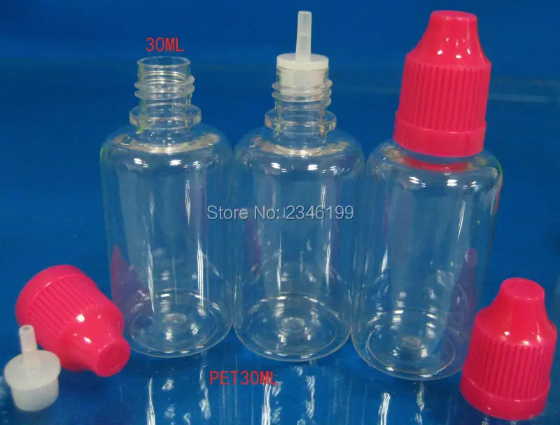 30ML 100pcs/lot Plastic Needle Tip Oil Liquid Bottle, PET Eye Dropper