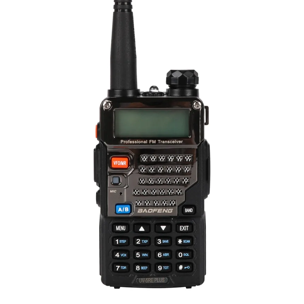 Baofeng BF-UV-5RE Plus Walkie Talkie Dual-Dand VHF/UHF CTCSS& CDCSS двухсторонняя рация 136-174 МГц/400-520 Гц ЖК-дисплей