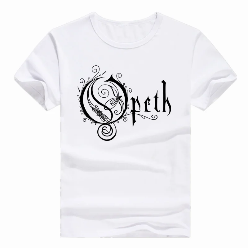 

Asian Size Print OPETH Heavy Metal Rock Band T-shirt Summer Casual Unisex Short sleeve O-Neck Tshirt For Men And Cotton