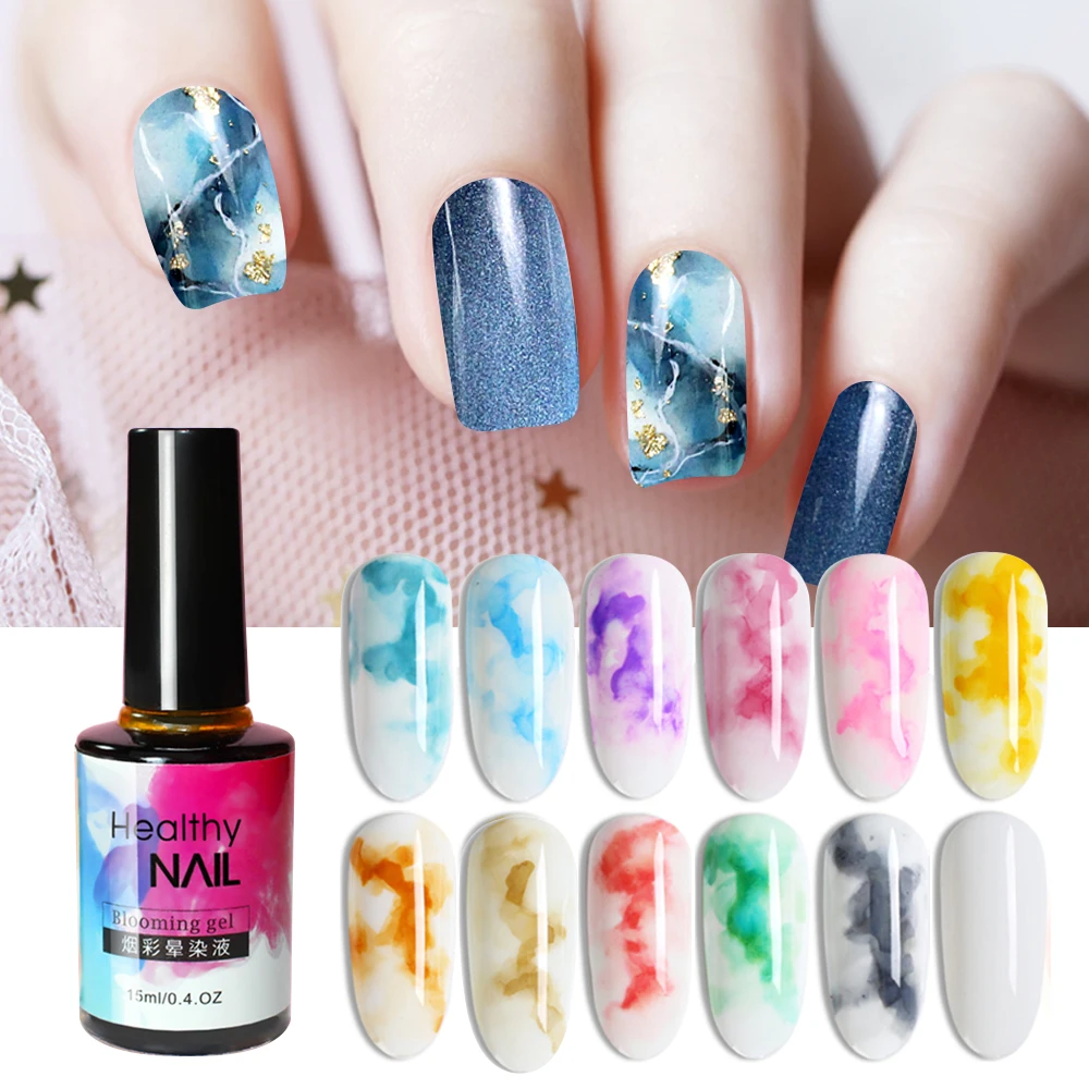 Aliexpress.com : Buy 15ml Blooming Nail Gel Lacquar Ink Watercolor ...