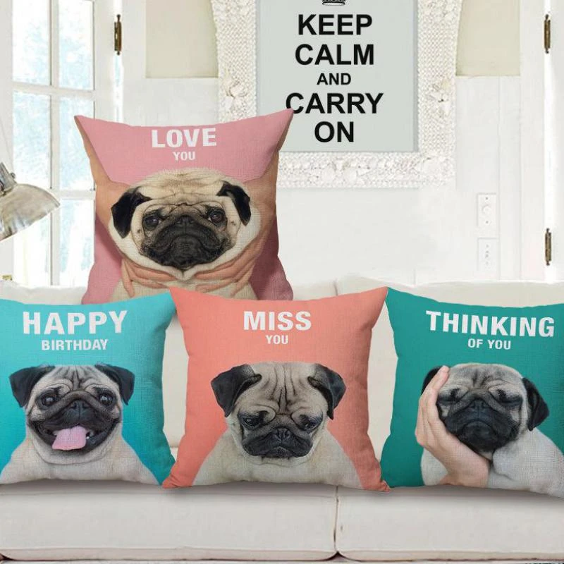Nuovi Arrivi Carino Cane Cuscino Foudation Cuccioli Di Bulldog Francese Cuscino Di Auguri Inglese Decor Chair Car Seat Cuscini Per Divani Seat Cushion Cushions For Sofasdog Cushion Aliexpress