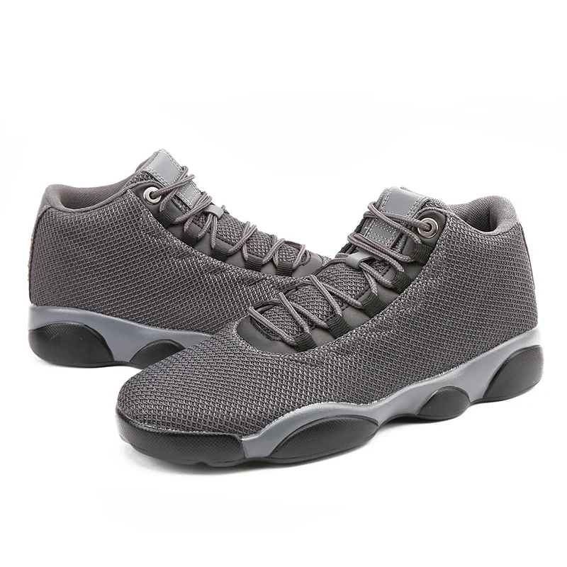 Новинка, брендовые Ретро баскетбольные кроссовки Bakset Homme, мужские кроссовки для фитнеса, спортзала, спортивная обувь, мужская обувь Jordan - Цвет: Gray