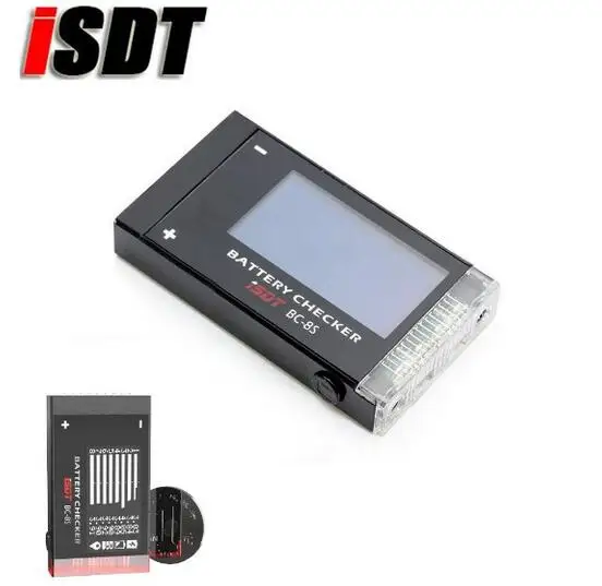 Isdt bc-8s Батарея для проверки testor детектор с двумя 85db зуммер OLED Экран lipo lihv жизнь Liion