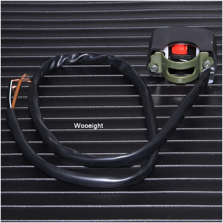 Wooeight 2 Wires Motorcycle Switch Handlebar Head Fog Light Switch ON-OFF Button 12VDC For Motorbike Scooter ATV Dirt Bike KTM (3)