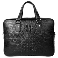 Luxury Brand Crocodile Cowhide Men Handbags Genuine Leather Men's Briefcase Business Laptop Bag Shoulder Messenger Bag For Men Luxury Brand Crocodile Cowhide Men Handbags Genuine Leather Men's Briefcase Business Laptop Bag Shoulder Messenger Bag For Men