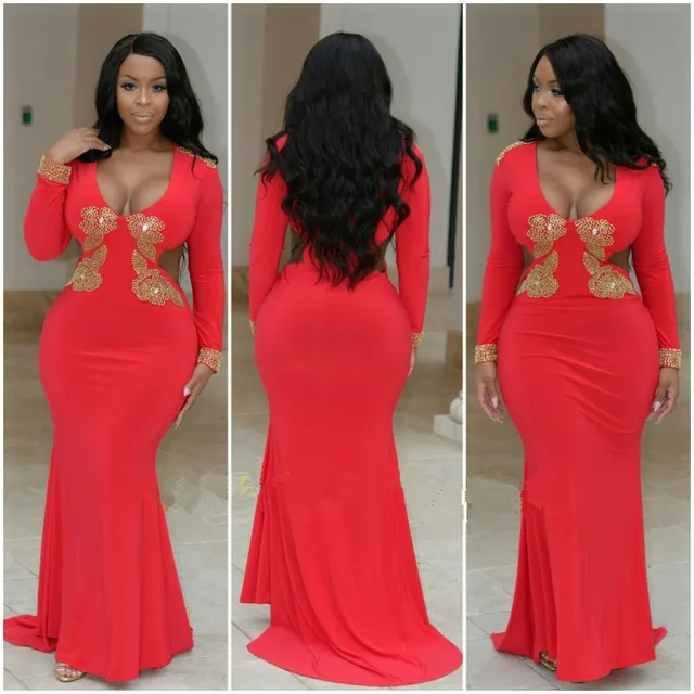 22+ Popular Plus Size Red Long Formal Dresses