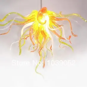 

Free Shipping Yellow Colored Cheap Art Deco Chandeliers Lighting