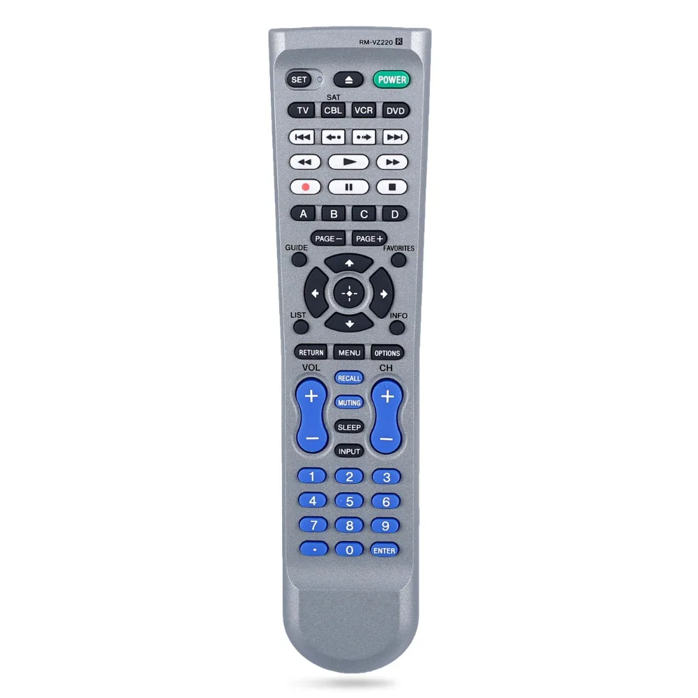 Пульт дистанционного управления подходит для sony RM-VZ220 AV протестирован SAT TV DVD BD PLAYER