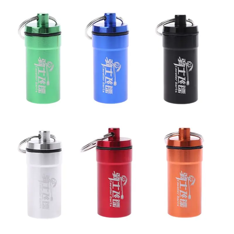 

Soft Dart Head Tip Points Storage Case Portable Carry Box Flights Protector Ring Pad Holder Keyring Darts Accessory