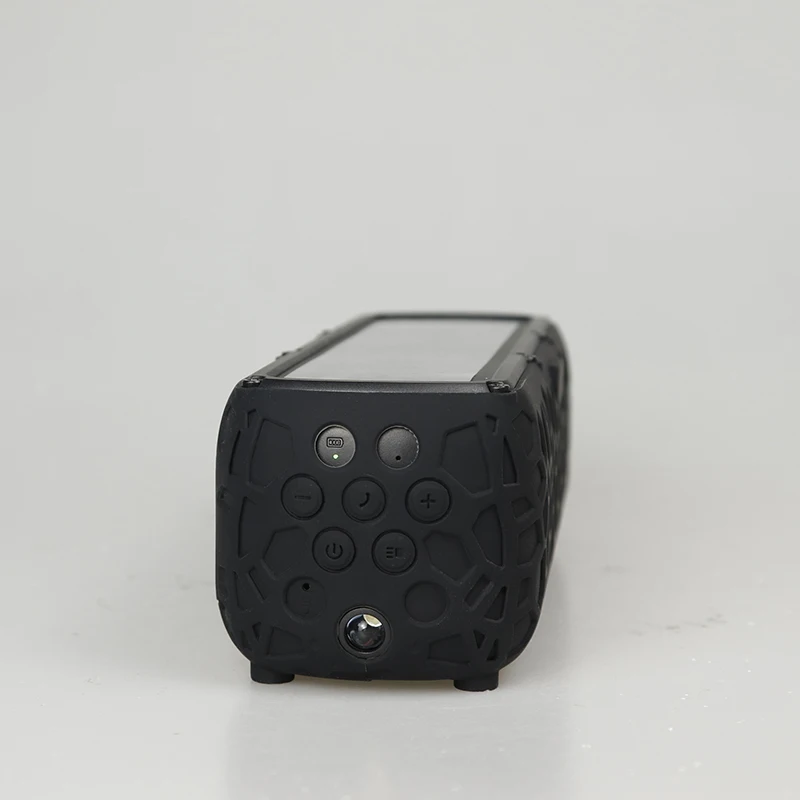Портативный IPX5 Водонепроницаемый Солнечный Bluetooth динамик с светодиодный светильник и встроенный микрофон совместим с iPhone samsung и смарт-устройств