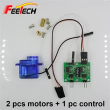 2 pcs Feetech FM90 Gear Motor 1 pc control board Micro RC Motor Gear Box For