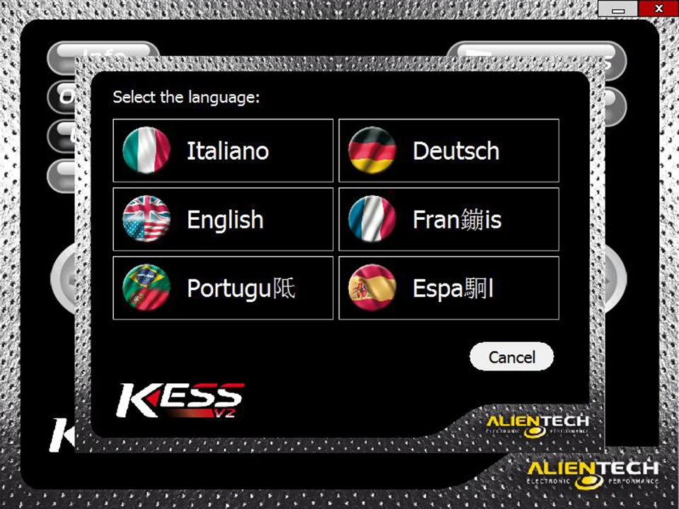 KESS V2 language