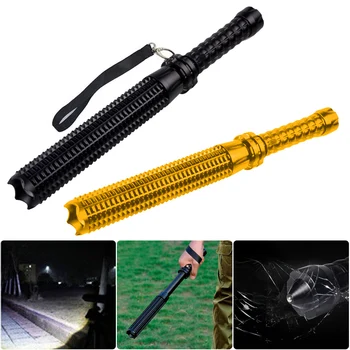 

Baseball Bat LED Flashlight 3 Modes Q5 Light 1198 Lumens Tactical Flashlight Super Bright Baton for Emergency and Defense