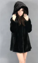 2015 winter woman fashion real mink fur xl long real mink coat 8043