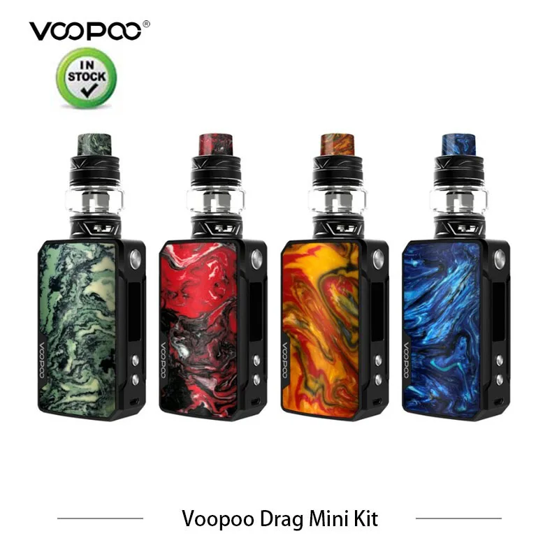 

Electronic Hookah VOOPOO Drag Mini 117w Box Mod Vape 4400mah E Cigarettes 5ml UFORCE T2 tank P2/N1 Coils Mini Drag VS Drag 2