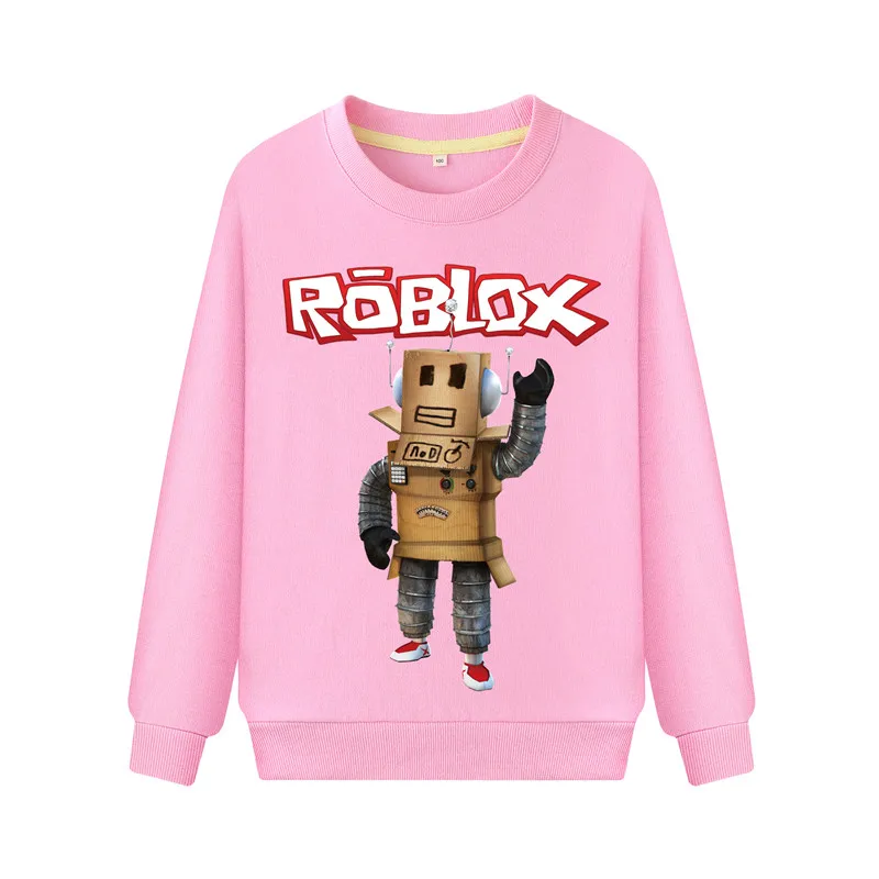 Hot Games Roblox Sweatshirt For Kids Clothing Boys 2019 Spring Long Sleeve Hoodies Costume Girls Clothes Children Hoodie Wk041 - hot roblox clothes