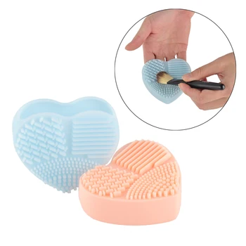 

4Pcs Brushegg Clean brushes Makeup Wash Brush Silica Glove Scrubber Board Cosmetic Cleaning Tools Made beauty for makeup brushes