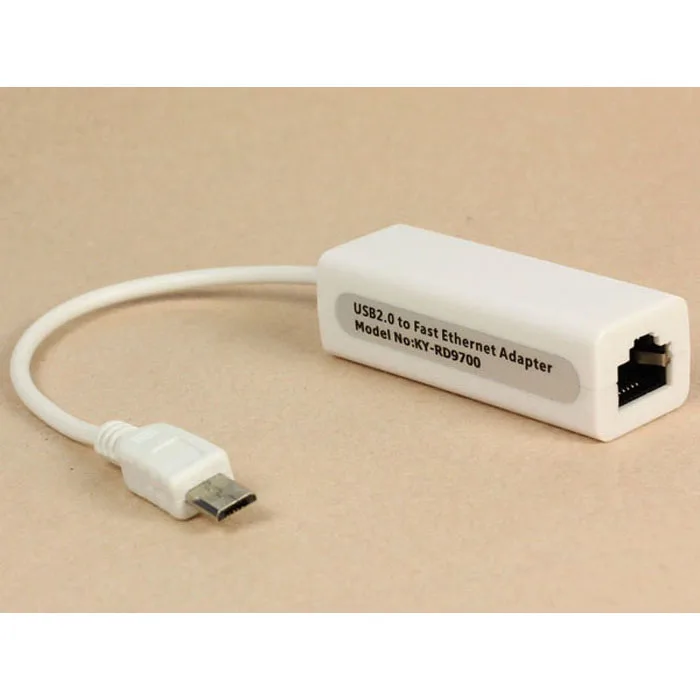 Ecosin Микро Мини 5pin USB к RJ45 10/100M Gigabit Ethernet сетевой адаптер для samsungtable ПК JAN31