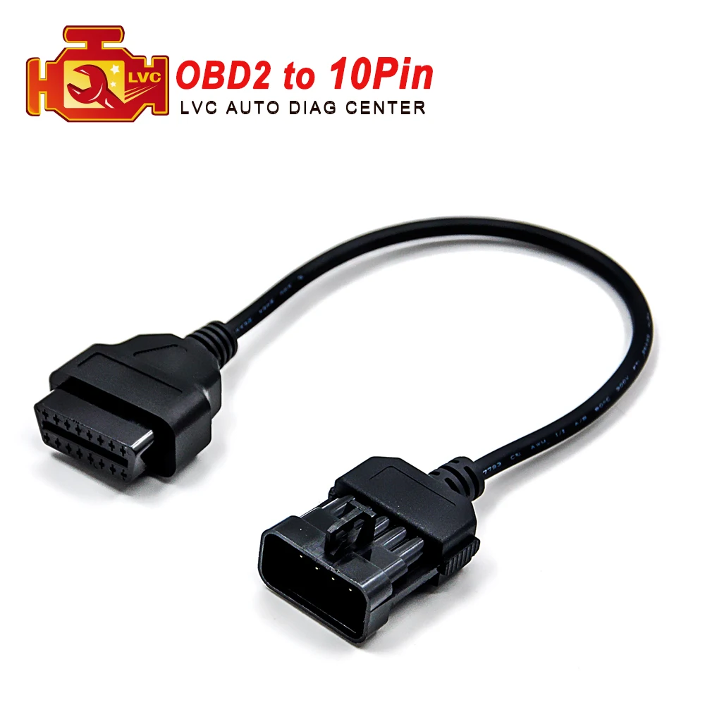 2018 для Opel OBD1 10pin к OBD2 16pin кабель Диагностического Интерфейса свинцовый