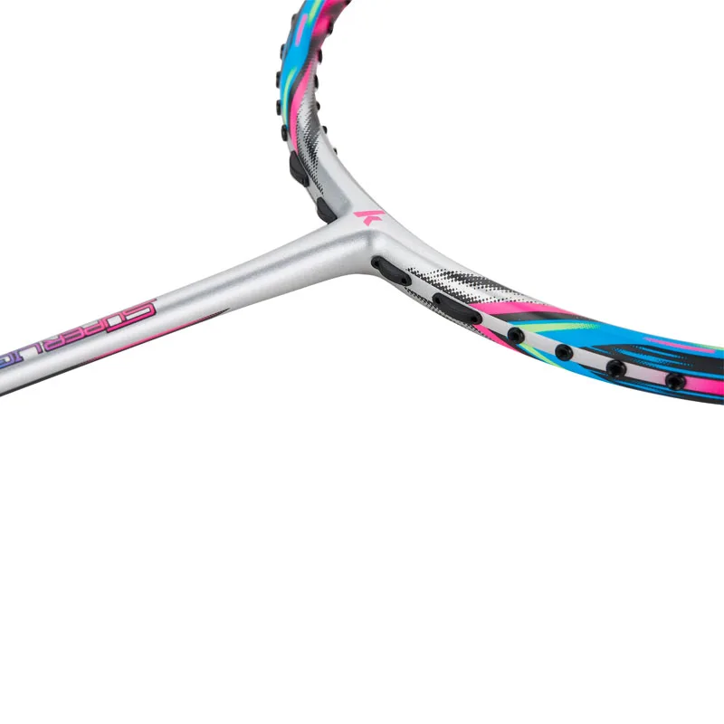 Marca Kawasaki 2018 tipo de ataque Raquetas de bádminton 6U firber carbono Bádminton raqueta para jugadores de nivel intermedio ligero estupendo 6800