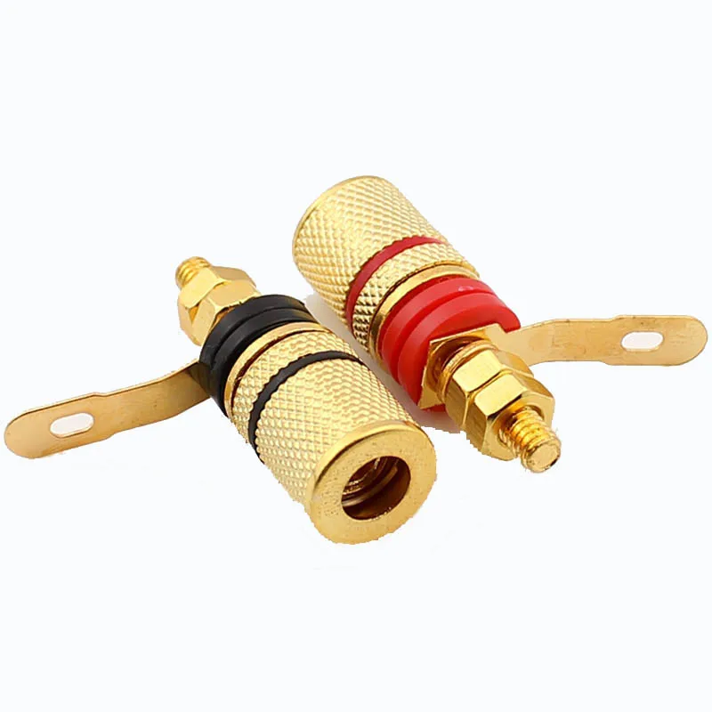 30pcs Audio Speaker Connector Banana Connector Socket Plug Stereo Jack