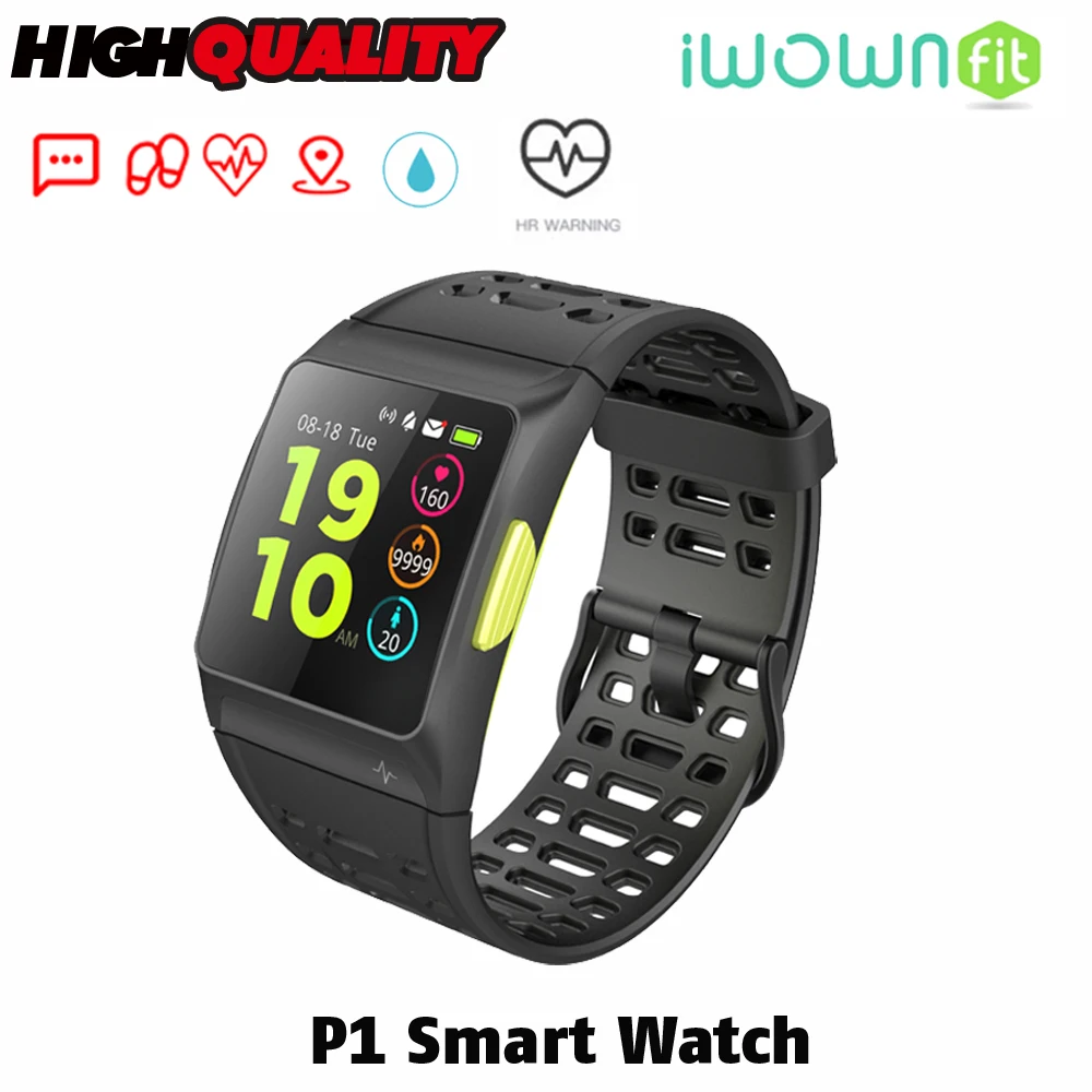 Фитнес-браслет Iwownfit Iwown P1 динамический монитор сердечного ритма ЭКГ обнаружения
