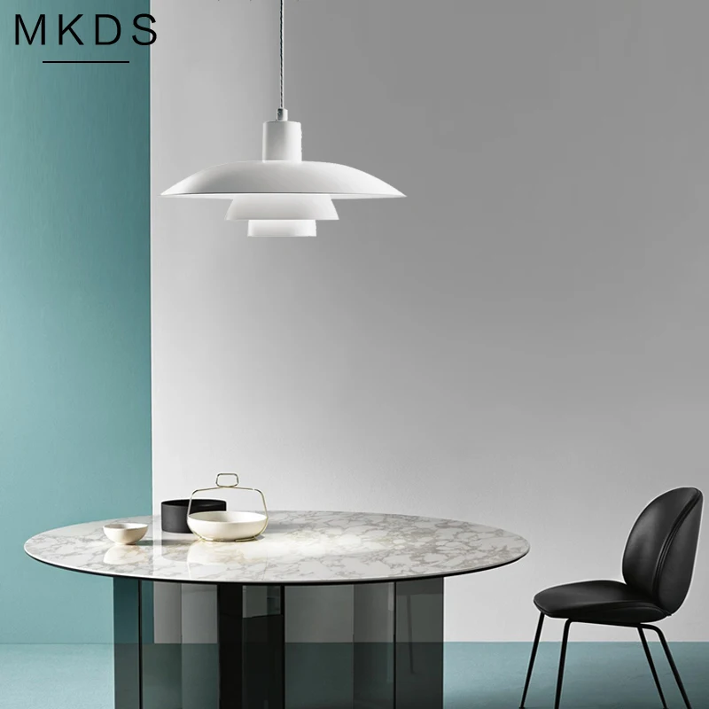 Скандинавский Датский дизайн, алюминиевая Подвесная лампа для отеля, ресторана, магазина, кафе, лофт, дома, гостиной, столовой, классический подвесной светильник