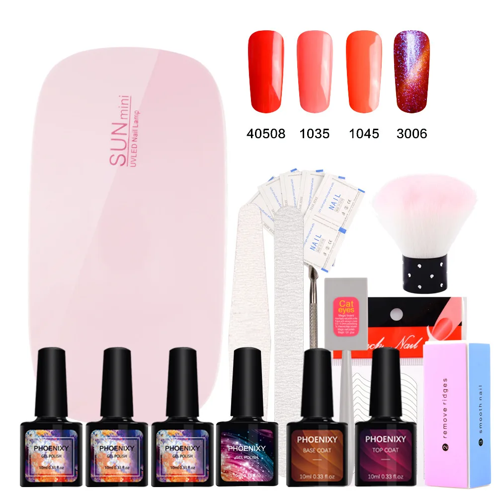 Набор для ногтей 3D привлекательный «кошачий глаз» 10 мл УФ светодиодный набор художественный лак Замачивание Лаки гель акриловый полугель набор для ногтей