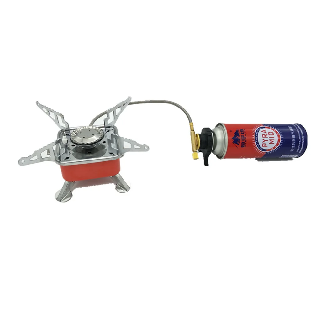 Outdoor Camping Gas Stove Burner Tank Adapter Connector for Long Gas Tank